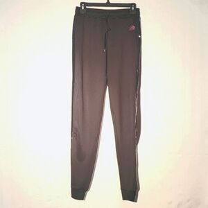 Starter Black Label Woman's Tapered Black Jogger Pants with Side Stripe, Size: S